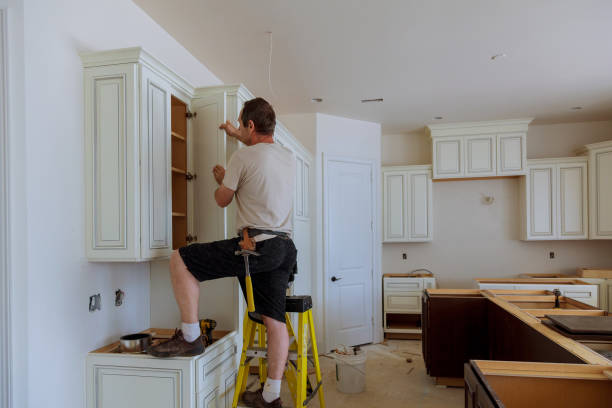 Open concept kitchen conversion in Dayton by JMT Kitchen Cabinet